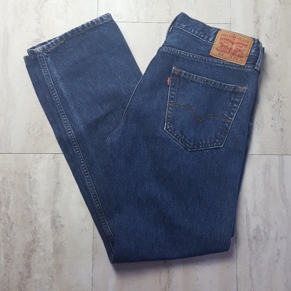 Levi's Other - Levi's 505 Regular Fit Straight Leg Jeans 33 x 32